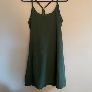 Outdoor Voices, medium exercise dress in evergreen